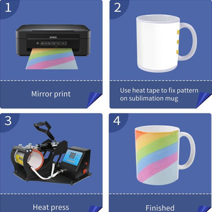 Sublimation Mugs Blank 11 oz - 6 Packung