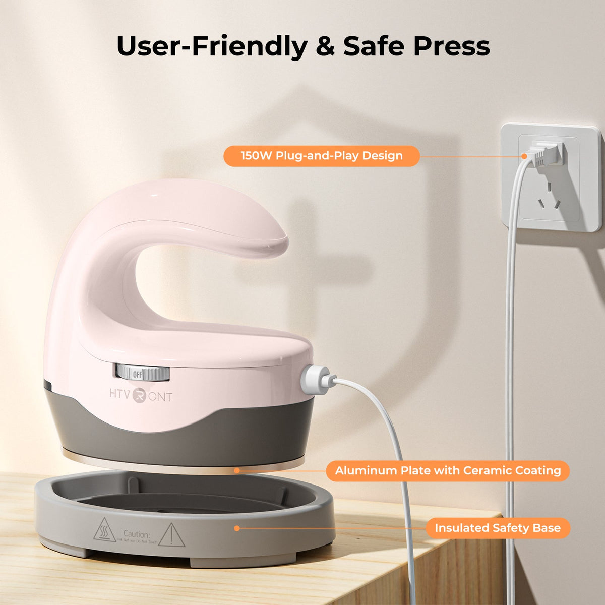 HTVRONT H1 Mini Transferpresse