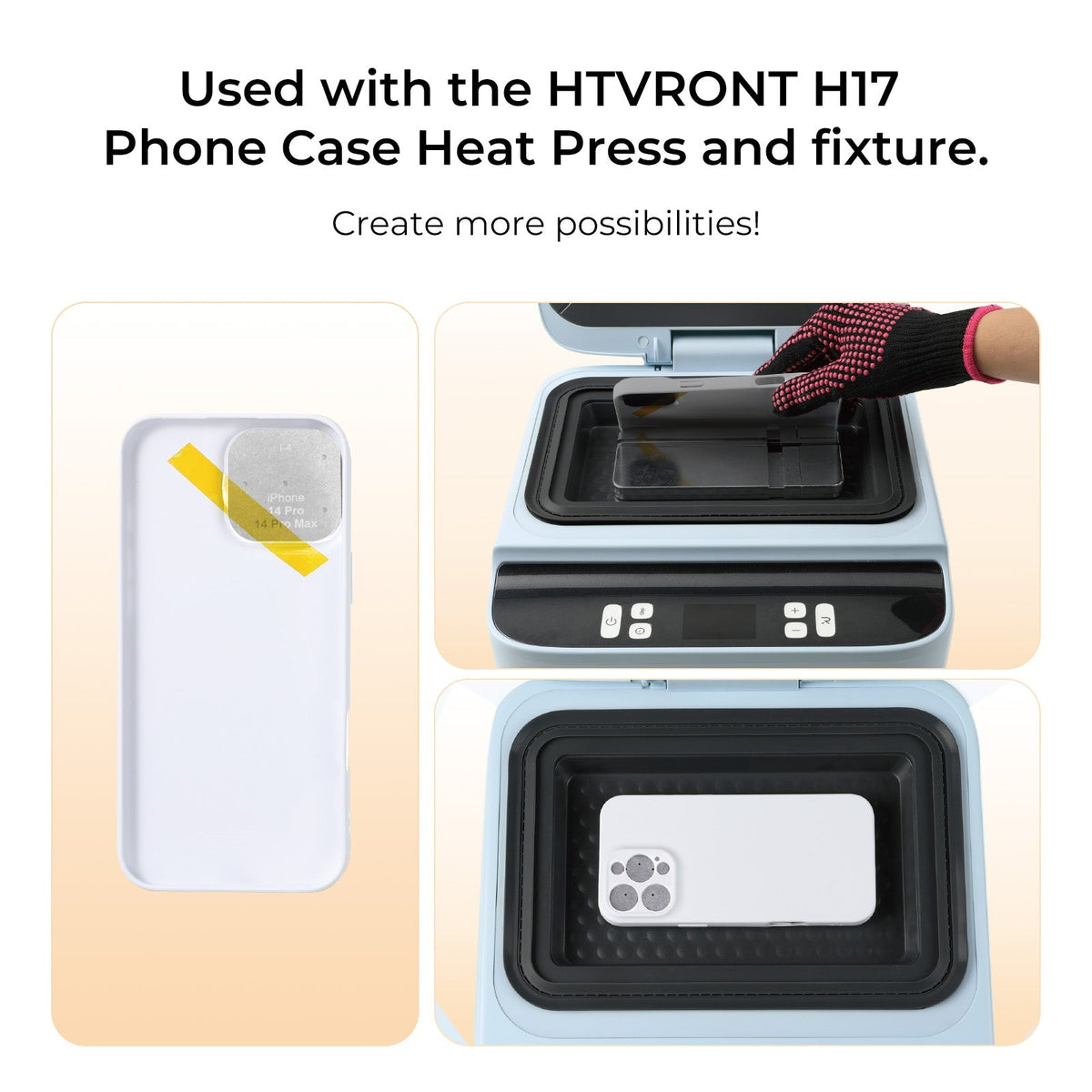 【iPhone Case】Sublimation Blank Glossy Phone Case Set - 6 Pcs